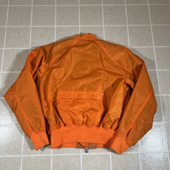 Fear of God FOG Collection Two Men's Orange Bomber Jacket 2016-2017 SZ Small - Picture 3 of 7